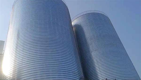 海南2座混凝土高架卷板仓